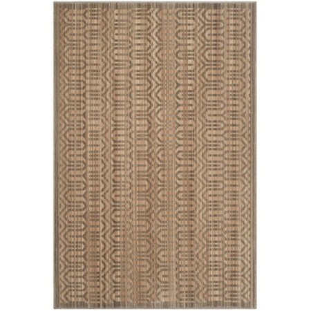 Safavieh Infinity Power Loomed Medium Rectangle Rug- Beige - Taupe- 5 Ft. 1 In. X 7 Ft. 6 In. INF583T-5